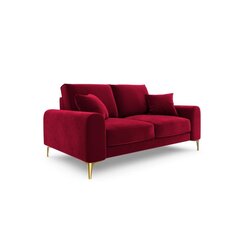 Двухместный диван Velvet Larnite, 172x102x90 см, красный цена и информация | Диваны | kaup24.ee