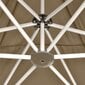 vidaXL kuusnurkne pop-up kokkupandav telk, 3,6x3,1 m, pruunikashall hind ja info | Varikatused ja aiapaviljonid | kaup24.ee