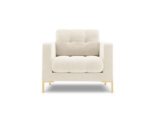 Кресло Cosmopolitan Design Bali 1S-V, светло-бежевый / золотистый цена и информация | Кресла в гостиную | kaup24.ee