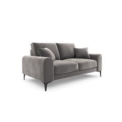 Двухместный диван Velvet Larnite, 172x102x90 см, светло-серый цена и информация | Диваны | kaup24.ee