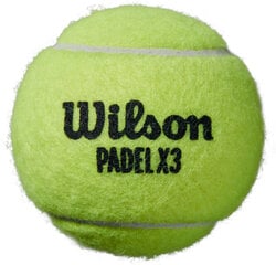 Padeli pallid Wilson Padel X3 Speed, 3 tk цена и информация | Падел | kaup24.ee