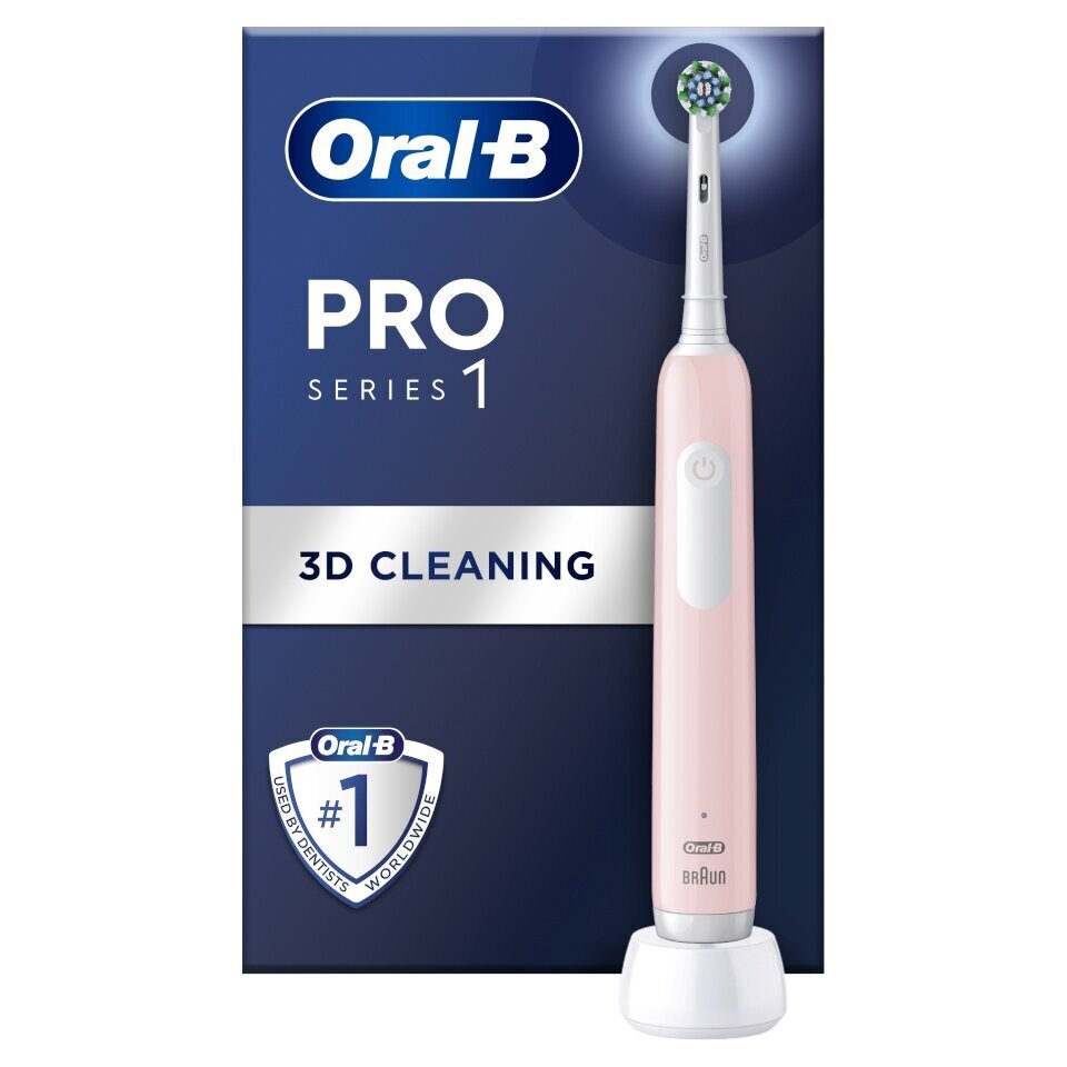 Oral-B Pro Series 1 Pink Cross Action цена и информация | Elektrilised hambaharjad | kaup24.ee