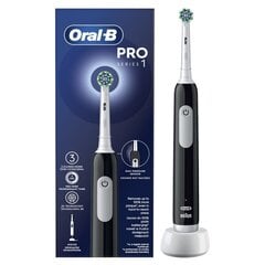 Oral-B Pro Series 1 Black Cross Action цена и информация | Электрические зубные щетки | kaup24.ee