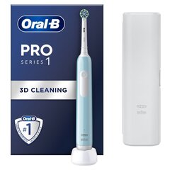 Oral-B Pro Series 1 Caribeean Blue + Travel Case цена и информация | Электрические зубные щетки | kaup24.ee