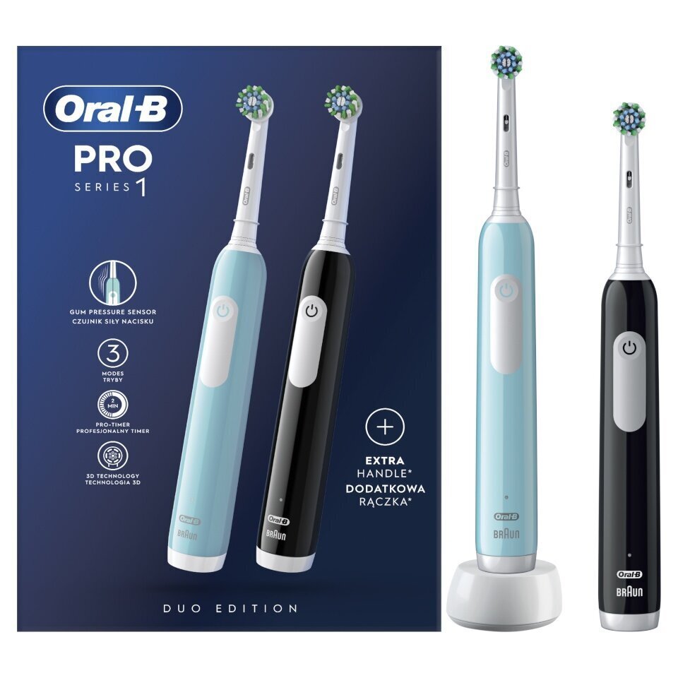 Oral-B Pro Series 1 + Duo pack цена и информация | Elektrilised hambaharjad | kaup24.ee