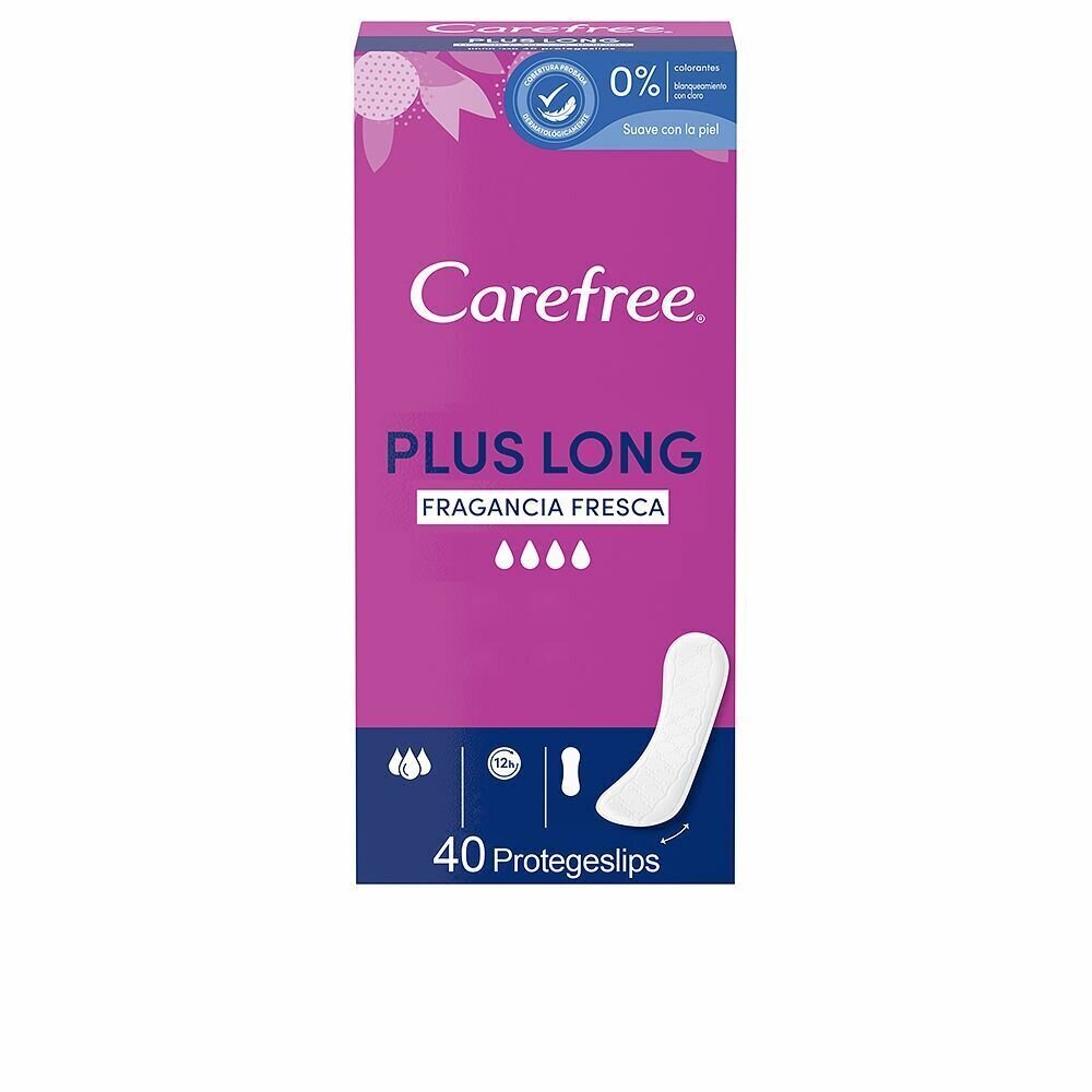 Pesukaitse Carefree Plus Long (40 tk) hind ja info | Tampoonid, hügieenisidemed, menstruaalanumad | kaup24.ee