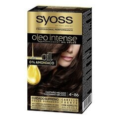 Püsivärv Olio Intense Syoss Nº 4,86 Külm kastan цена и информация | Краска для волос | kaup24.ee