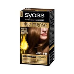 Краска для волос Olio Intense Syoss Nº 5,10 Светло-коричневый цена и информация | Краска для волос | kaup24.ee