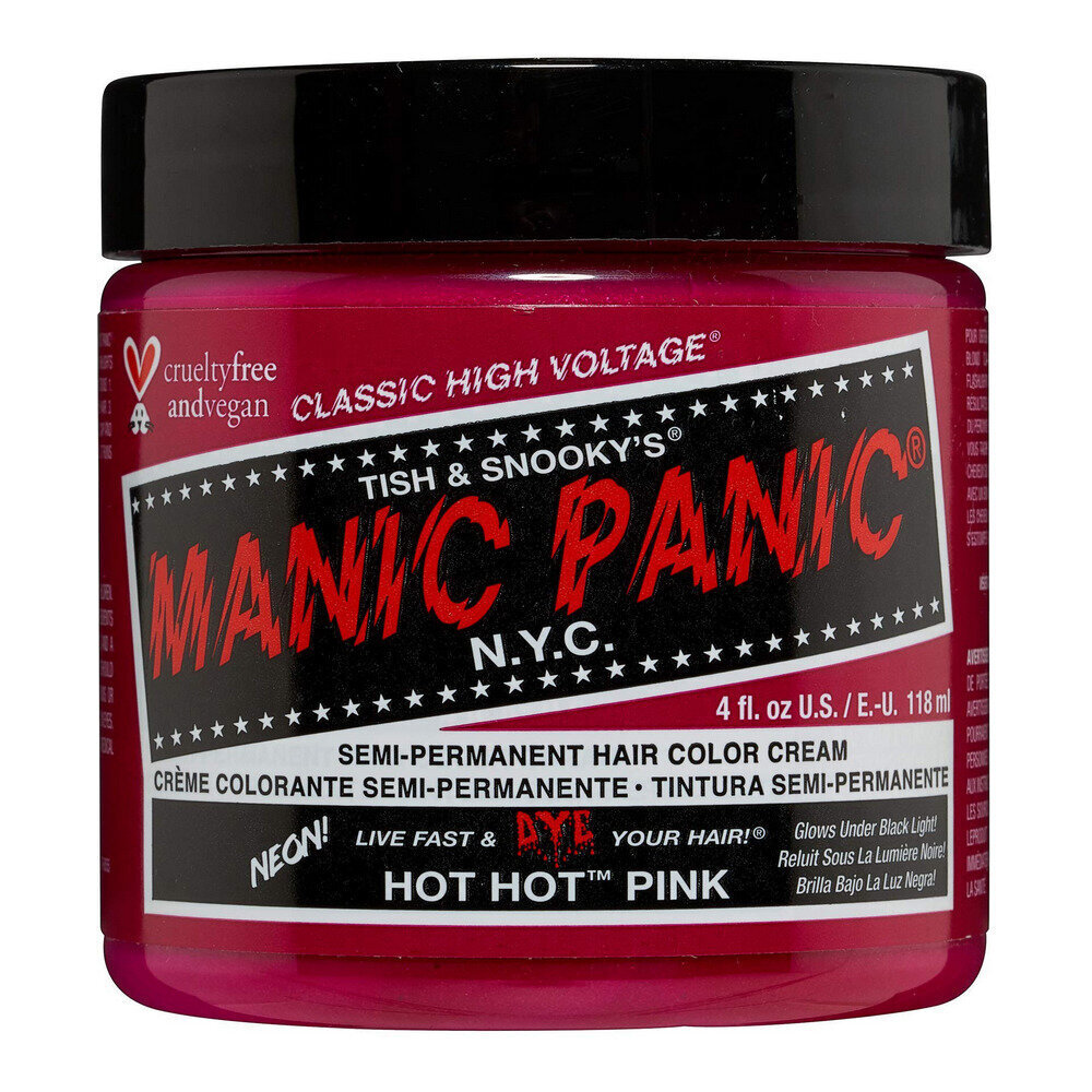 Püsivärv Classic Manic Panic Hot Hot Pink (118 ml) цена и информация | Juuksevärvid | kaup24.ee