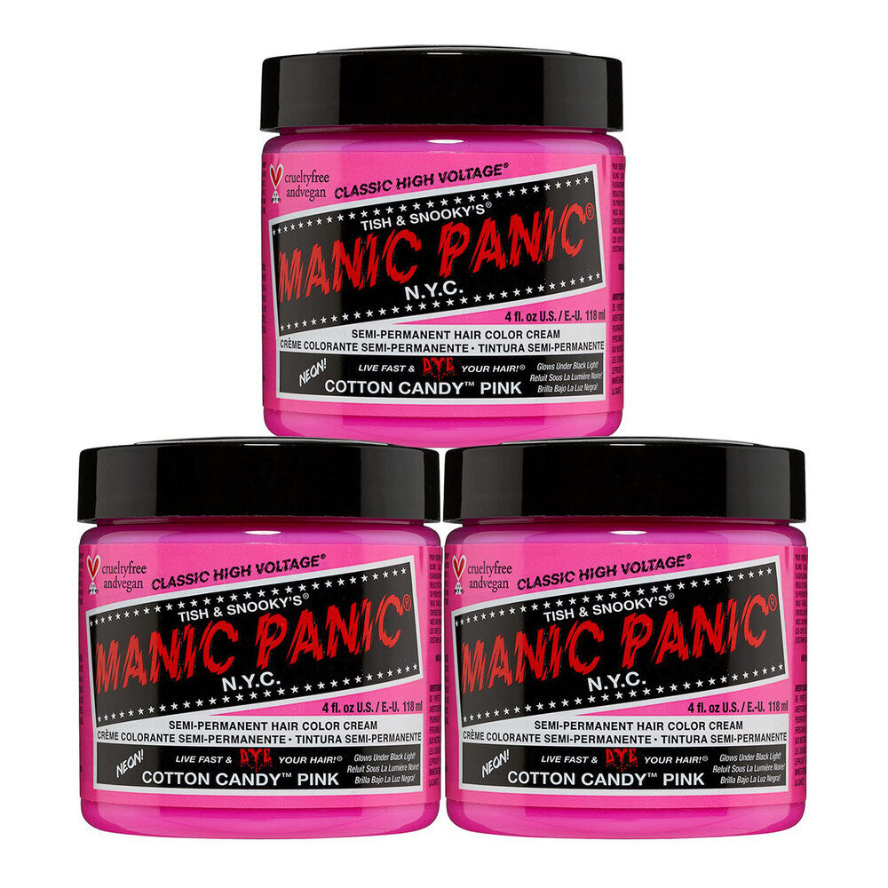 Püsivärv Classic Manic Panic ‎HCR 11004 Cotton Candy Pink (118 ml) hind ja info | Juuksevärvid | kaup24.ee