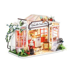 Rolife Honey Ice-cream Shop Miniature Dollhouse Kit DG148 цена и информация | Конструкторы и кубики | kaup24.ee