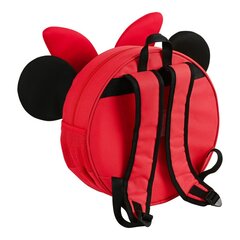 Детский рюкзак 3D Minnie Mouse, красный / чёрный (31 x 31 x 10 cм) цена и информация | Школьные рюкзаки, спортивные сумки | kaup24.ee