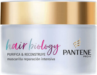 Juuksemask Hair Biology Purifica & Repara Pantene (160 ml) цена и информация | Maskid, õlid, seerumid | kaup24.ee