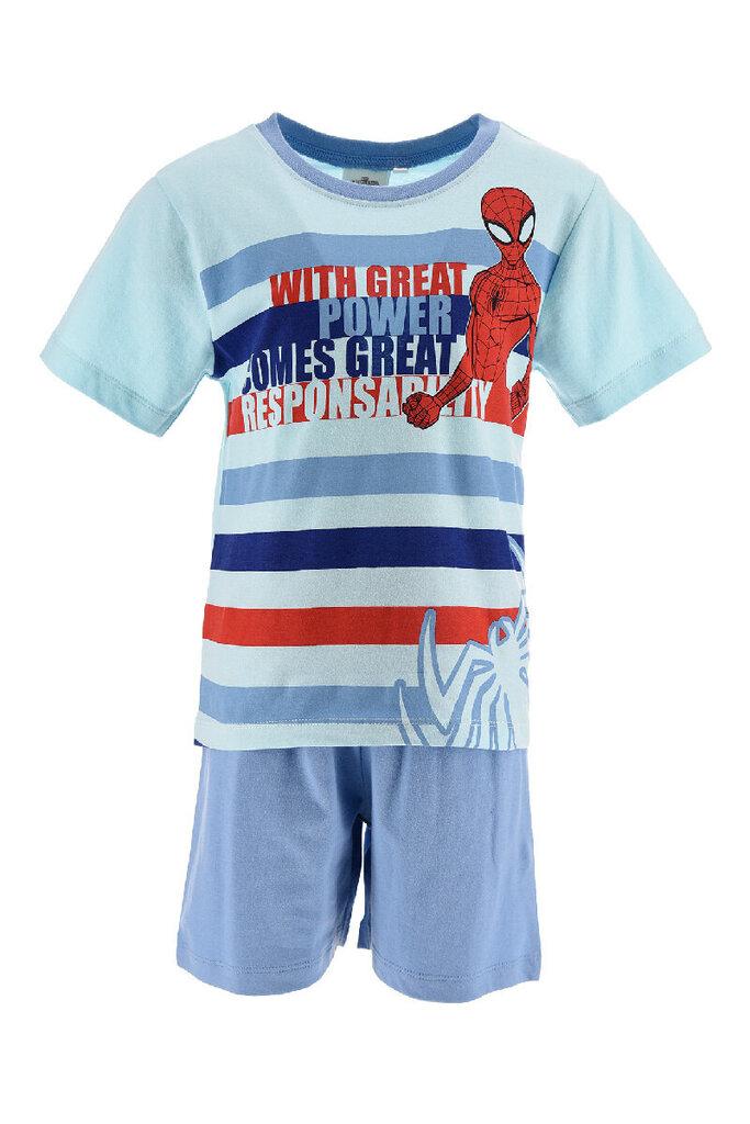 Poiste pidžaama Spiderman hind ja info | Poiste hommikumantlid ja pidžaamad | kaup24.ee