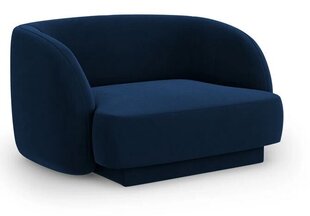 Бархатное кресло Micadoni Miley, 109 x 85 x 74, синий цвет цена и информация | Кресла в гостиную | kaup24.ee