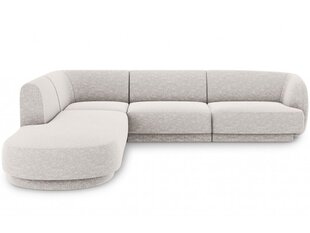Левосторонний угловой диван Micadoni Miley, 252 x 220 x 74 см, серый цена и информация | Диваны | kaup24.ee