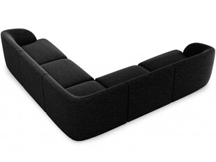 Симметричный угловой диван Micadoni Miley, 252 x 252 x 74, черный цена и информация | Диваны | kaup24.ee