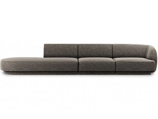Левосторонний диван Micadoni Miley, 302 x 85 x 74 см, серый цена и информация | Диваны | kaup24.ee