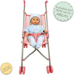 Nuku jalutuskäru Tiny Tears Classic, nukkudele kuni 46 cm, 11019 цена и информация | Игрушки для девочек | kaup24.ee