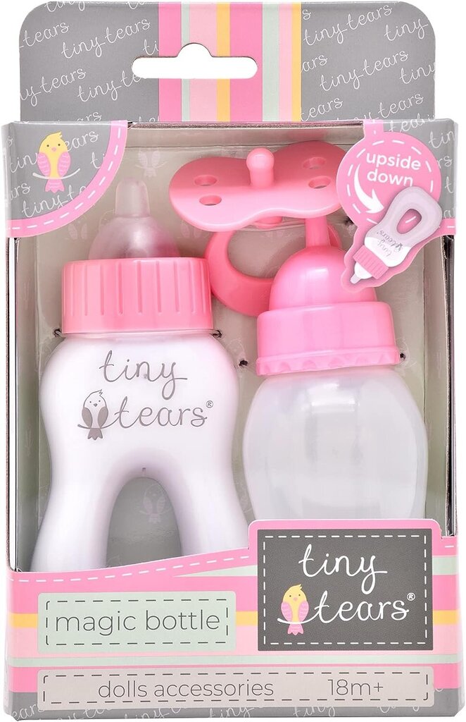 Nuku tarvikute komplekt Tiny Tears, lutt ja pudelid, 11122 hind ja info | Tüdrukute mänguasjad | kaup24.ee