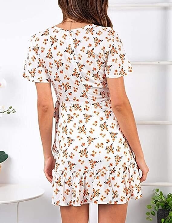 Naiste kleit Phenhu, valge hind ja info | Kleidid | kaup24.ee