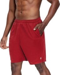 Мужские спортивные шорты HMIYA, быстросохнущие, красные цена и информация | Мужская спортивная одежда | kaup24.ee