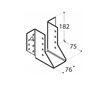 WB25 – Prussiking 76x182x75x2,0 mm цена и информация | Kinnitusvahendid | kaup24.ee