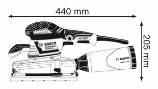 Orbitaallihvmasin Bosch GSS 280 AVE L-Boxx 0601292901 hind ja info | Lihvmasinad ja ketaslõikurid | kaup24.ee