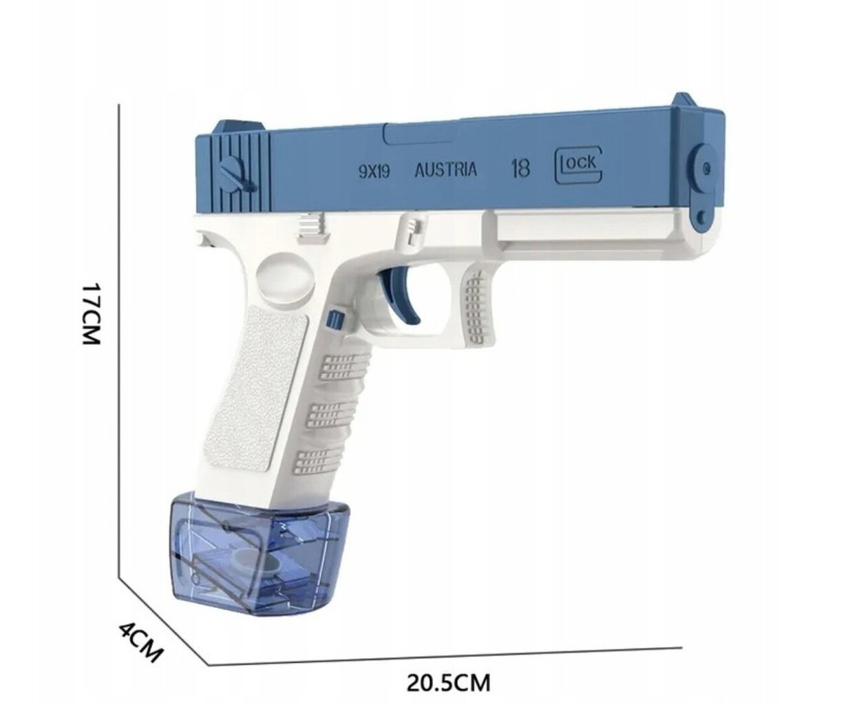 Elektriline automaatne veepüstol Glock hind ja info | Mänguasjad (vesi, rand ja liiv) | kaup24.ee