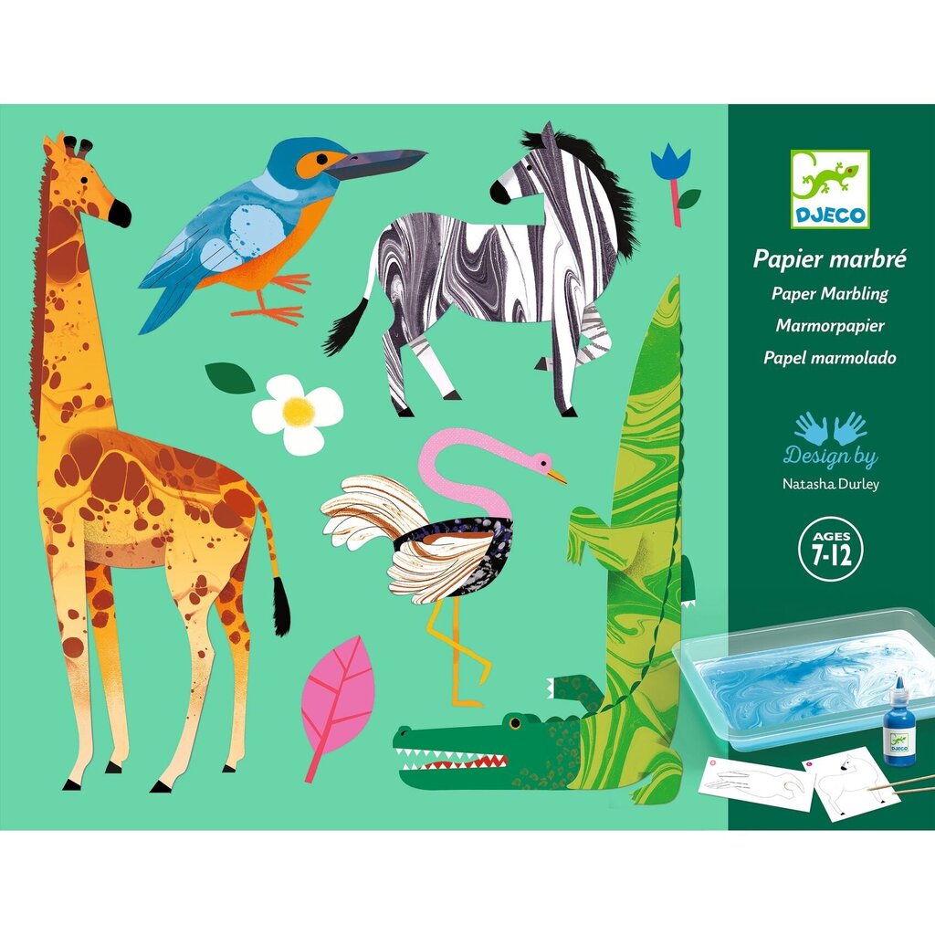 Loominguline komplekt Värvilised loomad Djeco DJ09351 hind ja info | Arendavad mänguasjad | kaup24.ee