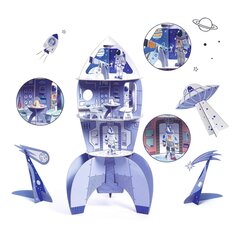Värvi-kogumise-mängimise kosmoserakett Djeco DJ08009 цена и информация | Развивающие игрушки | kaup24.ee