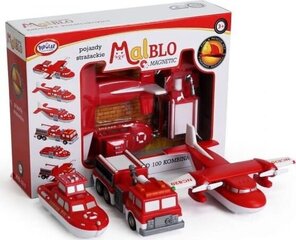 Sõidukite komplekt punane hind ja info | Poiste mänguasjad | kaup24.ee