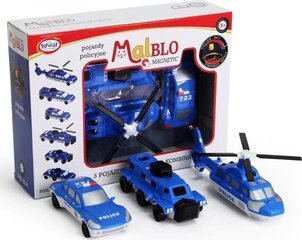 Sõidukite komplekt Sinine hind ja info | Poiste mänguasjad | kaup24.ee
