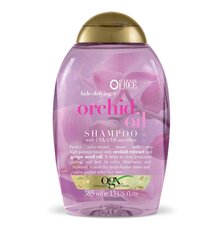 Šampoon värvitud juustele Ogx orchid oil, 385ml hind ja info | Šampoonid | kaup24.ee