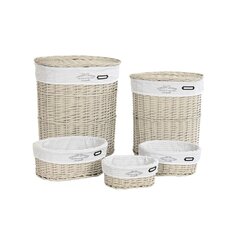 Korvide Komplekt DKD Home Decor Beež (51 x 37 x 56 cm) цена и информация | Ящики для вещей | kaup24.ee