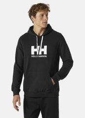 Helly Hansen meeste dressipluus HH LOGO, must цена и информация | Мужские толстовки | kaup24.ee