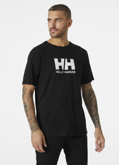 Helly Hansen meeste T-särk LOGO, must hind ja info | Meeste T-särgid | kaup24.ee