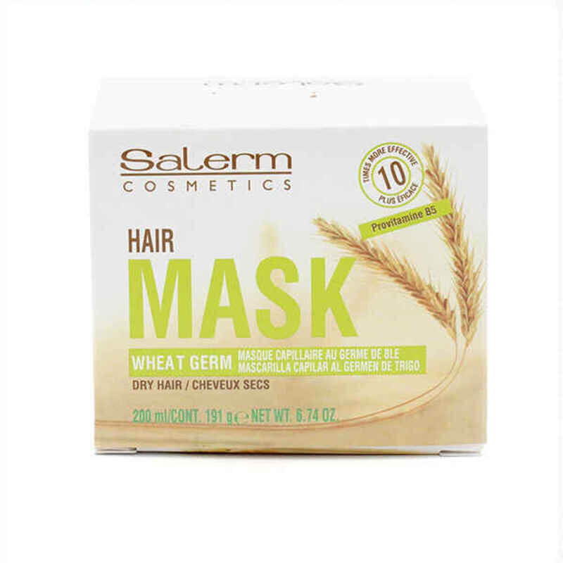 Toitev juuksemask Wheat Germ Salerm (200 ml) цена и информация | Maskid, õlid, seerumid | kaup24.ee