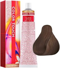 Ammoniaagivaba juuksevärv Color Touch Wella Nº 5/03 (60 ml) hind ja info | Juuksevärvid | kaup24.ee