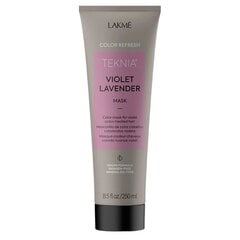 Капиллярная маска Lakmé Teknia Color Фиолетовый Лаванда (250 ml) цена и информация | Средства для укрепления волос | kaup24.ee