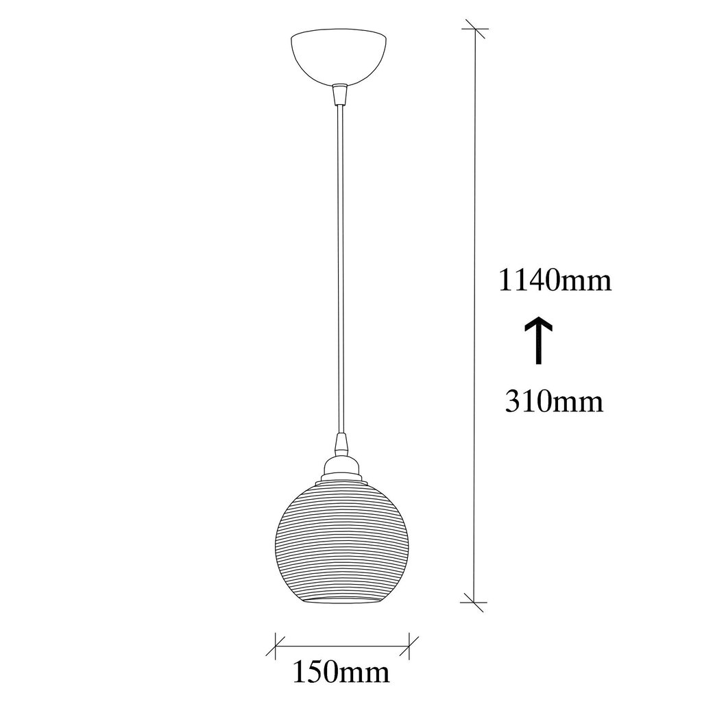 Rippvalgusti Opviq Smoked hind ja info | Rippvalgustid | kaup24.ee