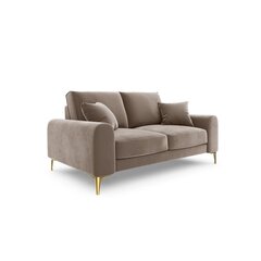 Dvivietė sofa Velvet Larnite, 172x102x90 cm, žalia цена и информация | Диваны | kaup24.ee