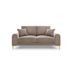 Двухместный диван Velvet Larnite, 172x102x90 см, цвет коричневый цена и информация | Диваны | kaup24.ee