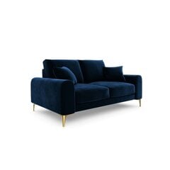 Двухместный диван Velvet Larnite, 172x102x90 см, темно-синий цена и информация | Диваны | kaup24.ee
