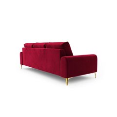 Трехместный диван Velvet Larnite, 222x102x90 см, цвет красный цена и информация | Диваны | kaup24.ee