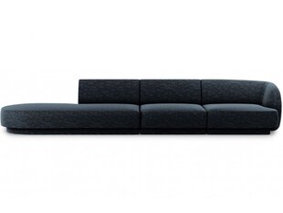 Левосторонний диван Micadoni Miley, 302 x 85 x 74 см, синий цена и информация | Диваны | kaup24.ee