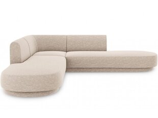 Simetrinė kampinė sofa Micadoni Miley, 220 x 220 x 74, žalia цена и информация | Диваны | kaup24.ee