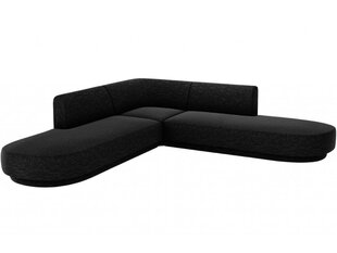 Симметричный угловой диван Micadoni Miley, 220 x 220 x 74, черный цена и информация | Диваны | kaup24.ee
