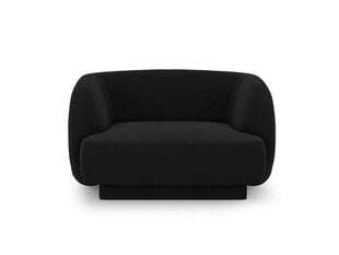 Бархатное кресло Micadoni Miley, 109 x 85 x 74, черный цвет цена и информация | Кресла | kaup24.ee