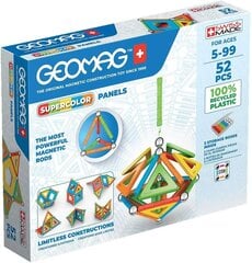 Magnetkonstruktor Geomag SuperColor paneelid 52 tk hind ja info | Klotsid ja konstruktorid | kaup24.ee